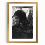 Dark Medieval Portrait Canvas – Gothic Wall Art for Timeless Decor