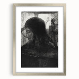 Dark Medieval Portrait Canvas – Gothic Wall Art for Timeless Decor