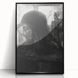 Dark Medieval Portrait Canvas – Gothic Wall Art for Timeless Decor