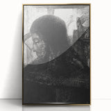 Dark Medieval Portrait Canvas – Gothic Wall Art for Timeless Decor