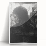 Dark Medieval Portrait Canvas – Gothic Wall Art for Timeless Decor
