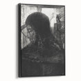 Dark Medieval Portrait Canvas – Gothic Wall Art for Timeless Decor