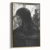 Dark Medieval Portrait Canvas – Gothic Wall Art for Timeless Decor