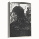 Dark Medieval Portrait Canvas – Gothic Wall Art for Timeless Decor