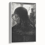 Dark Medieval Portrait Canvas – Gothic Wall Art for Timeless Decor