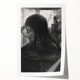 Dark Medieval Portrait Canvas – Gothic Wall Art for Timeless Decor