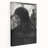 Dark Medieval Portrait Canvas – Gothic Wall Art for Timeless Decor