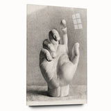 Vintage Gothic Prints – Medieval Gothic Canvas of Mysterious Hand Sketch