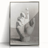 Vintage Gothic Prints – Medieval Gothic Canvas of Mysterious Hand Sketch