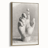 Vintage Gothic Prints – Medieval Gothic Canvas of Mysterious Hand Sketch