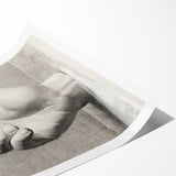 Vintage Gothic Prints – Medieval Gothic Canvas of Mysterious Hand Sketch