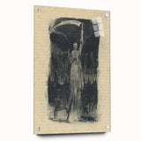 Mysterious Gothic Artworks – Vintage Gothic Print of Grim Reaper Figure