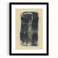 Mysterious Gothic Artworks – Vintage Gothic Print of Grim Reaper Figure