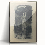 Mysterious Gothic Artworks – Vintage Gothic Print of Grim Reaper Figure