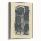 Mysterious Gothic Artworks – Vintage Gothic Print of Grim Reaper Figure