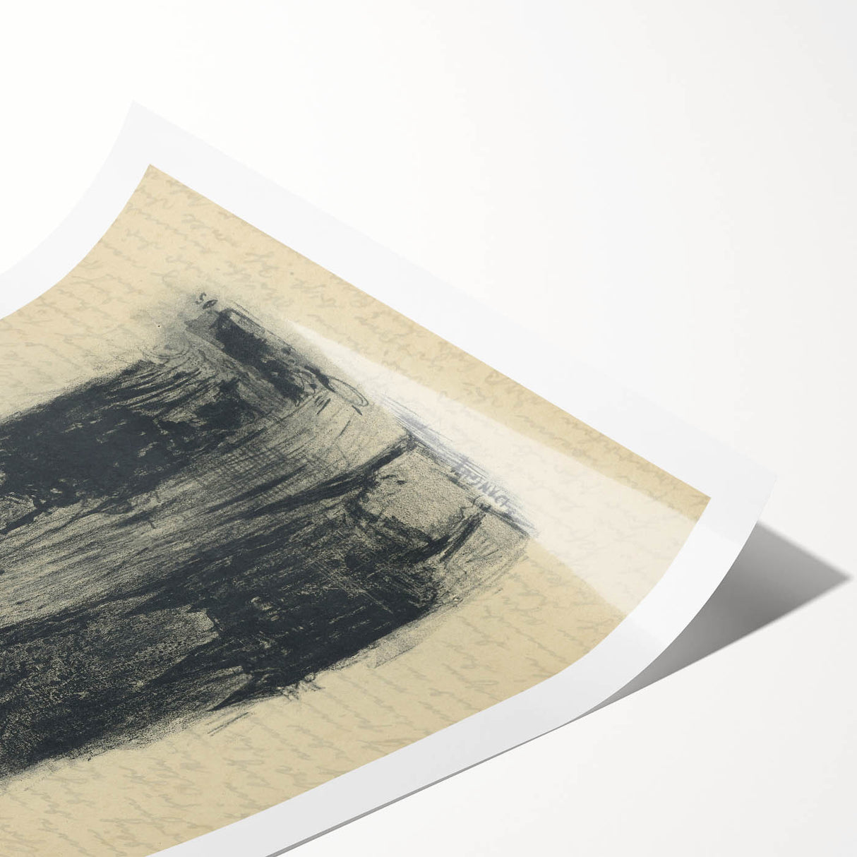 Mysterious Gothic Artworks – Vintage Gothic Print of Grim Reaper Figure