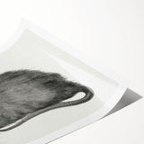 Gothic Wall Art - Vintage Mouse Illustration on Medieval Gothic Canvas