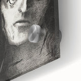 Gothic Wall Art – Mysterious Gothic Print of Thorn-Crowned Figure