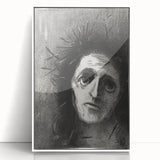 Gothic Wall Art – Mysterious Gothic Print of Thorn-Crowned Figure