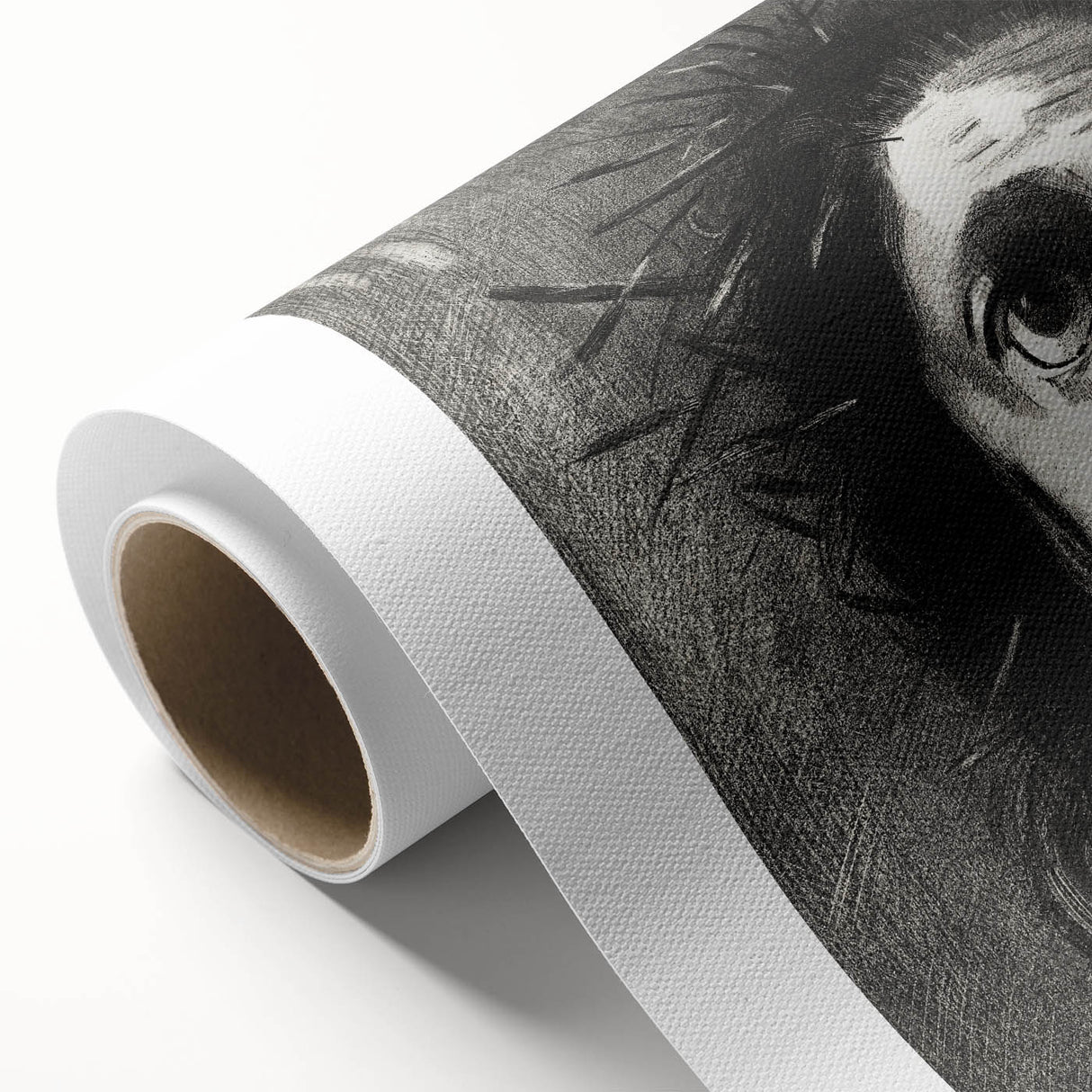 Gothic Wall Art – Mysterious Gothic Print of Thorn-Crowned Figure
