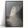 Gothic Wall Art – Vintage Gothic Print of Veiled Woman Reading