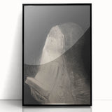 Gothic Wall Art – Vintage Gothic Print of Veiled Woman Reading