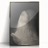 Gothic Wall Art – Vintage Gothic Print of Veiled Woman Reading