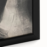 Gothic Wall Art – Vintage Gothic Print of Veiled Woman Reading