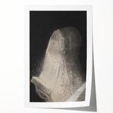 Gothic Wall Art – Vintage Gothic Print of Veiled Woman Reading
