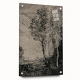 Medieval Gothic Canvas - Mysterious Landscape Dark Decor Style