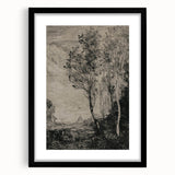 Medieval Gothic Canvas - Mysterious Landscape Dark Decor Style