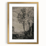 Medieval Gothic Canvas - Mysterious Landscape Dark Decor Style