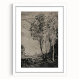 Medieval Gothic Canvas - Mysterious Landscape Dark Decor Style