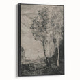 Medieval Gothic Canvas - Mysterious Landscape Dark Decor Style