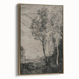 Medieval Gothic Canvas - Mysterious Landscape Dark Decor Style