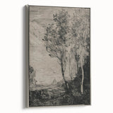 Medieval Gothic Canvas - Mysterious Landscape Dark Decor Style
