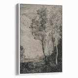 Medieval Gothic Canvas - Mysterious Landscape Dark Decor Style