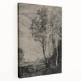 Medieval Gothic Canvas - Mysterious Landscape Dark Decor Style