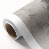 Gothic Wall Art – Intricate Vintage Gothic Sketch of Woman and Symbols