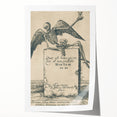 Dark Gothic Skeleton Art - Vintage Memento Mori Gothic Wall Print