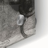 Gothic Wall Art – Vintage Gothic Print of Sphinx and Dark Figure