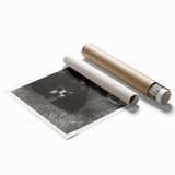 Gothic Wall Art – Vintage Gothic Print of Sphinx and Dark Figure