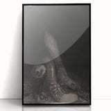 Gothic Wall Art – Dark Gothic Sketch of Feet in Shadowy Detail