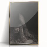 Gothic Wall Art – Dark Gothic Sketch of Feet in Shadowy Detail