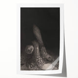 Gothic Wall Art – Dark Gothic Sketch of Feet in Shadowy Detail