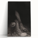 Gothic Wall Art – Dark Gothic Sketch of Feet in Shadowy Detail