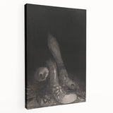 Gothic Wall Art – Dark Gothic Sketch of Feet in Shadowy Detail