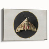 Grunge Aesthetic Art - Moth Canvas Print for Urban Grunge Decor