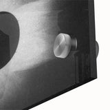 Abstract Grunge Canvas - Solar Eclipse Wall Art for Modern Decor