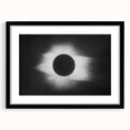 Abstract Grunge Canvas - Solar Eclipse Wall Art for Modern Decor
